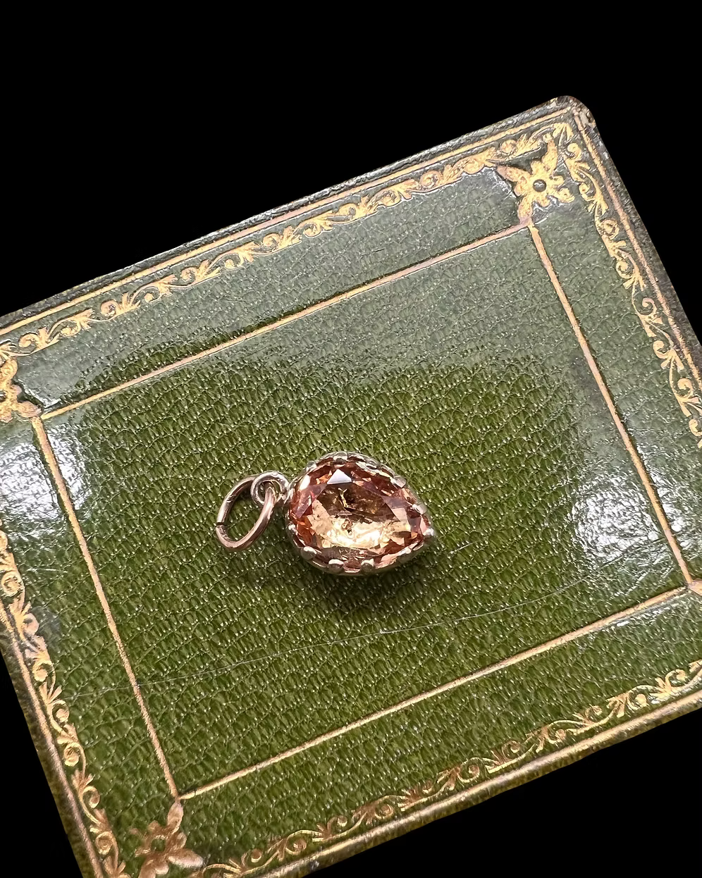 Georgian Topaz Heart