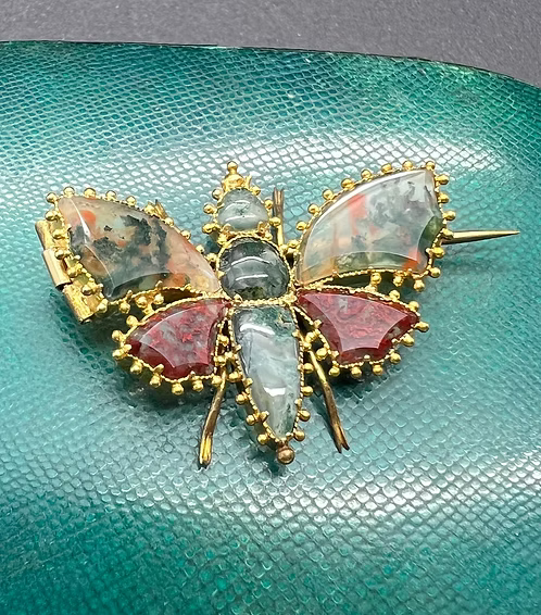Georgian Agate Butterfly