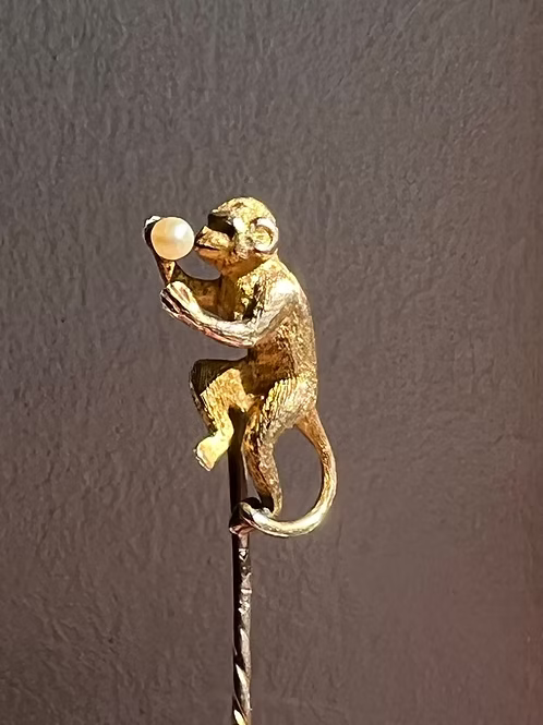 15ct Monkey Stickpin