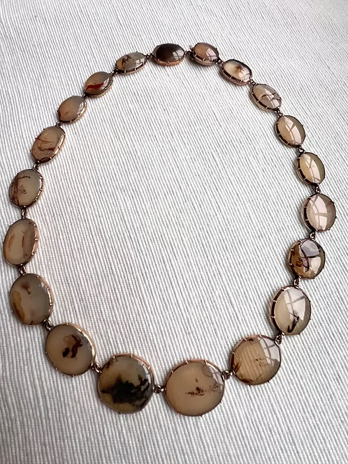 Georgian Moss Agate Rivière