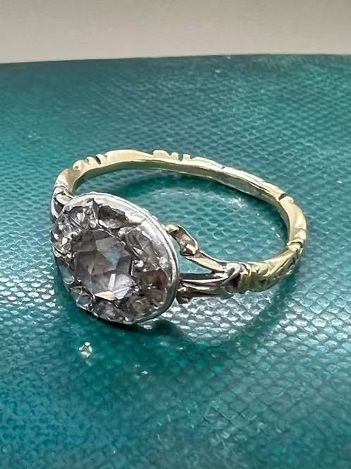 Georgian Rose Diamond Cluster 1741