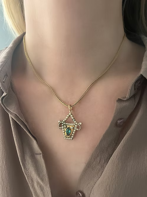 Georgian Basket Pendant