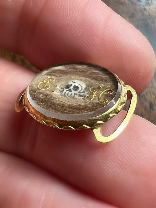 Stuart Crystal Skull slide c.1700