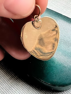 Regency 2 colour gold heart pendant