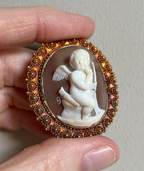 Seated Cupid Cameo