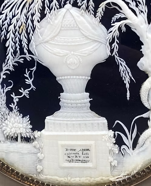 The Tomb of Louis XVI with Hidden Silhouettes