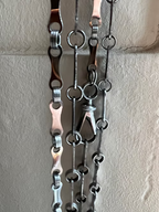 Georgian Cut Steel Guard Chain
