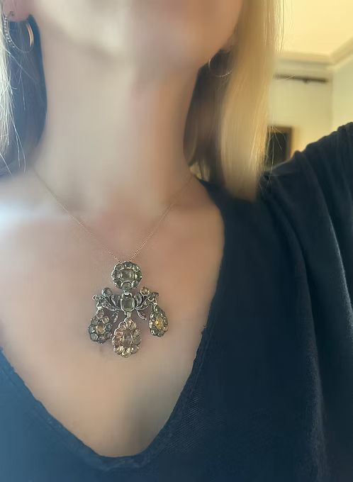 Portuguese Topaz Girandole c.1760