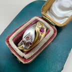 Platinum and Gold Snake Ring 1899