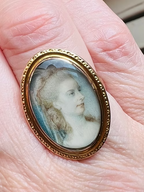Scottish Portrait Miniature Ring