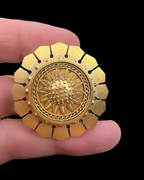 Victorian Sunflower Brooch