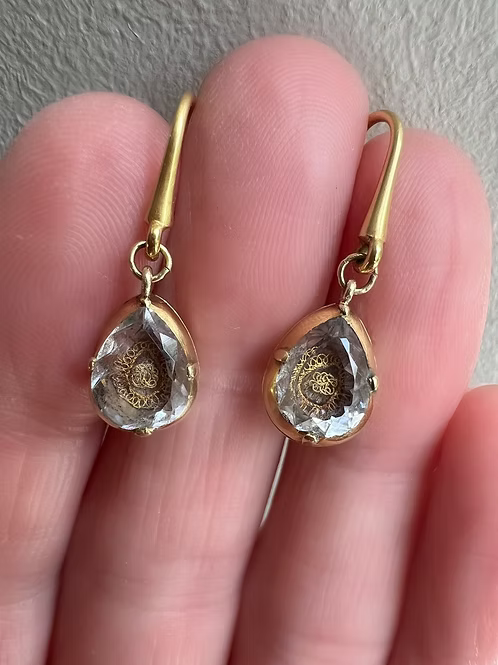 Stuart Crystal Gold Drops