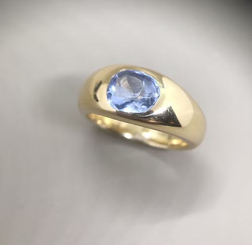 Ducal Sapphire Mourning Ring 1859