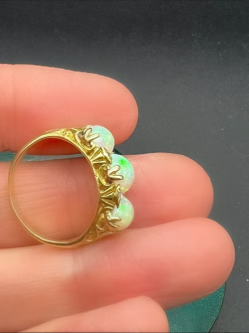 Victorian Opal 3 Stone