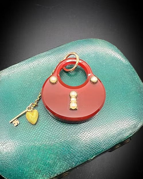 Georgian Carnelian Padlock Pendant