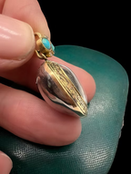 Victorian Crystal Heart Pendant