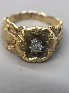 Diamond Mourning Ring 1844
