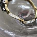 White enamel mourning ring for two members of the Hodge family