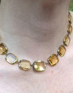 Citrine Georgian Rivière