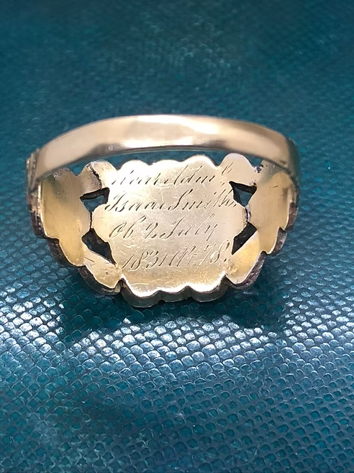 Isaac Smith's Mourning Ring 1831