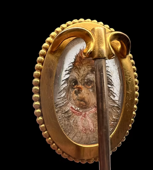Westie Essex Crystal Stickpin