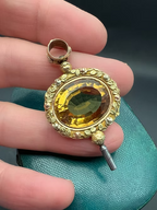 Citrine 3 Colour Gold Watchkey
