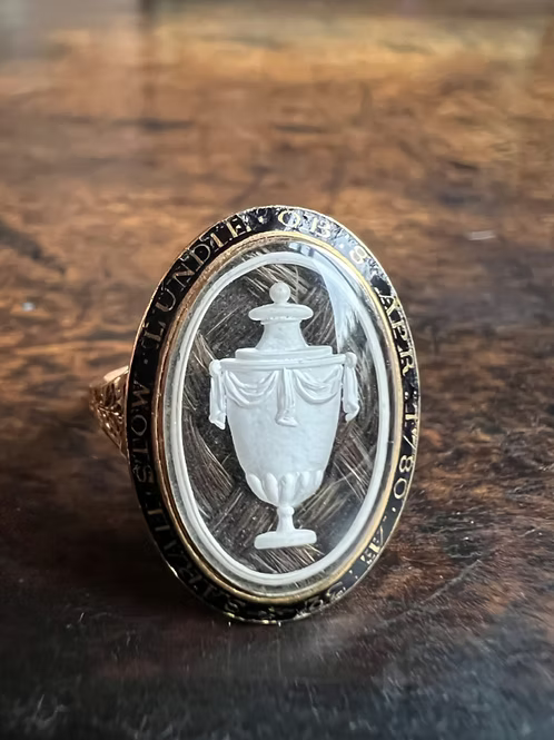 Sulphide Urn Ring 1780