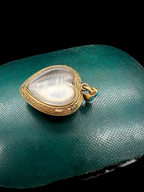 Victorian Crystal Heart Pendant