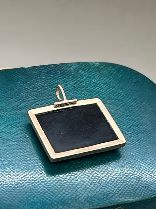 Micromosaic Spaniel pendant