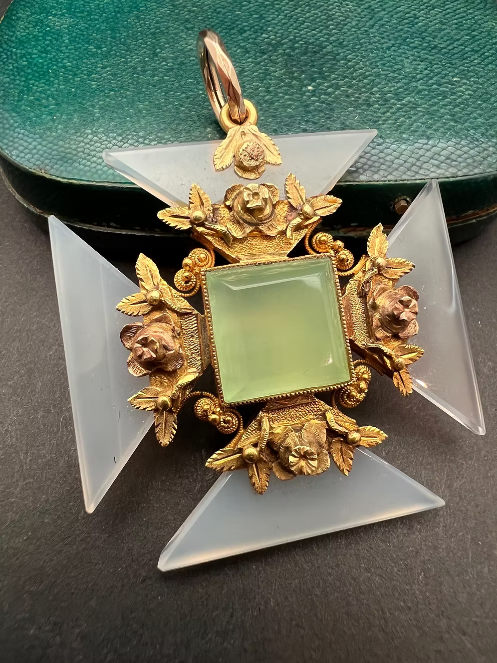 Regency Chalcedony Maltese Cross