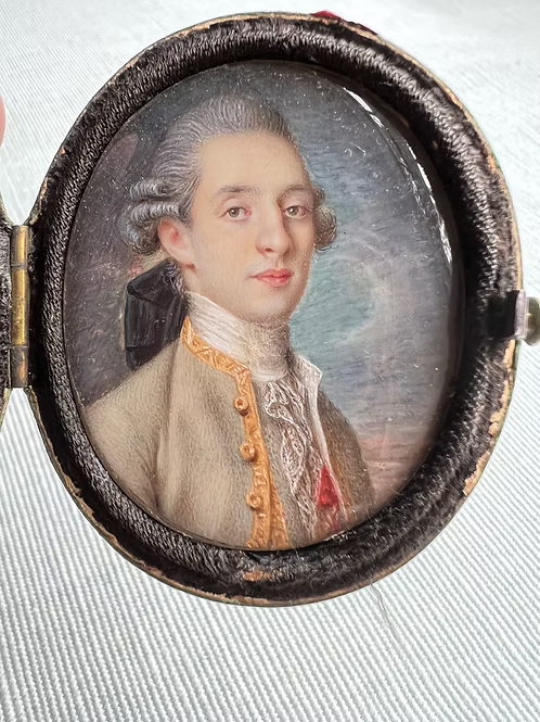 Antoine Vestier Portrait Miniature c.1780