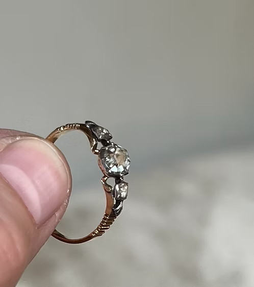 Georgian Rococo Diamond Ring