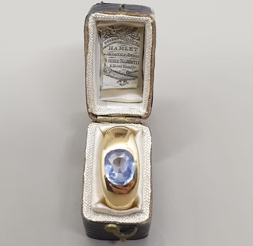 Ducal Sapphire Mourning Ring 1859