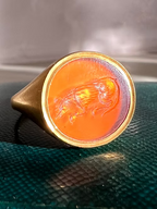 Roman Intaglio Sleeping Dog
