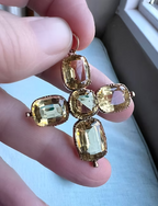 Victorian Citrine Cross