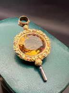 Citrine 3 Colour Gold Watchkey