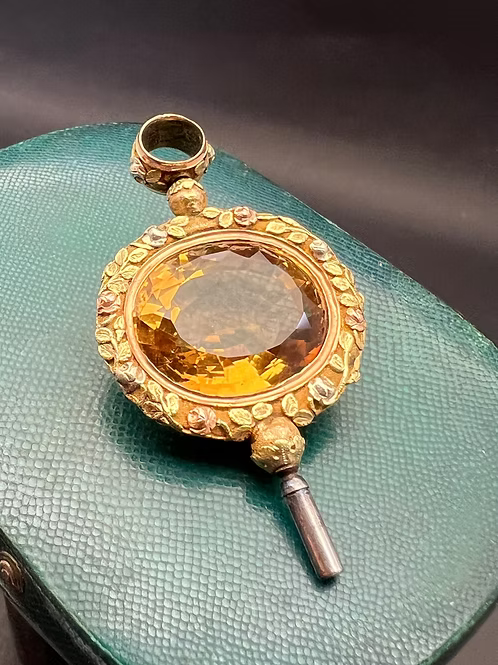 Citrine 3 Colour Gold Watchkey