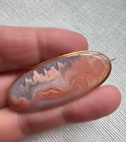 Specimen Agate Brooch 1806