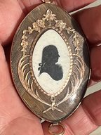 Mourning Silhouette Pendant