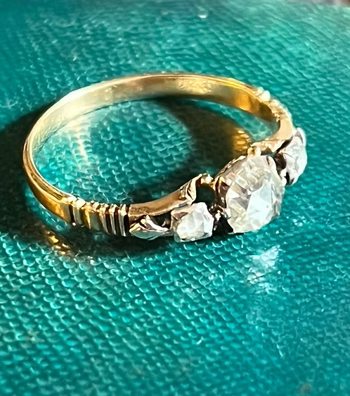 Georgian Rococo Diamond Ring
