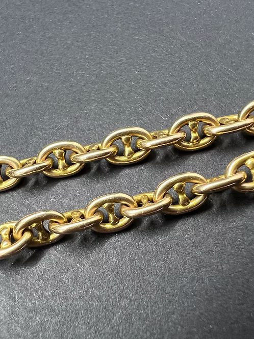 15ct Mariner link Albert chain