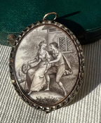 Sepia Courting Couple