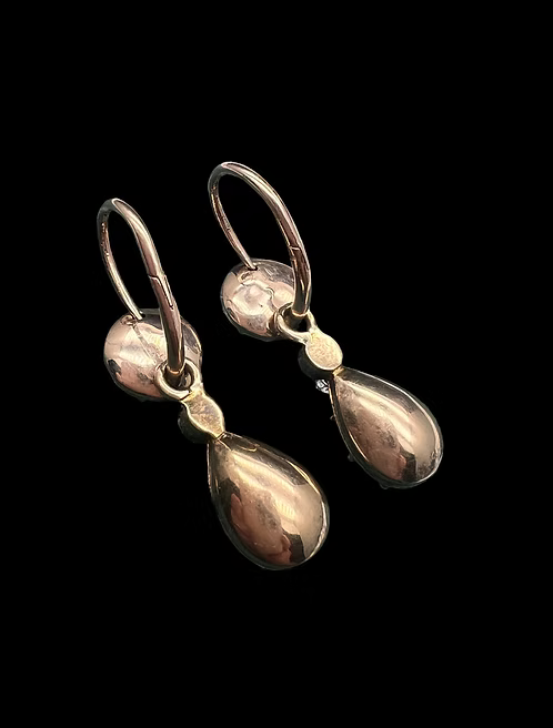 Georgian Topaz Earrings