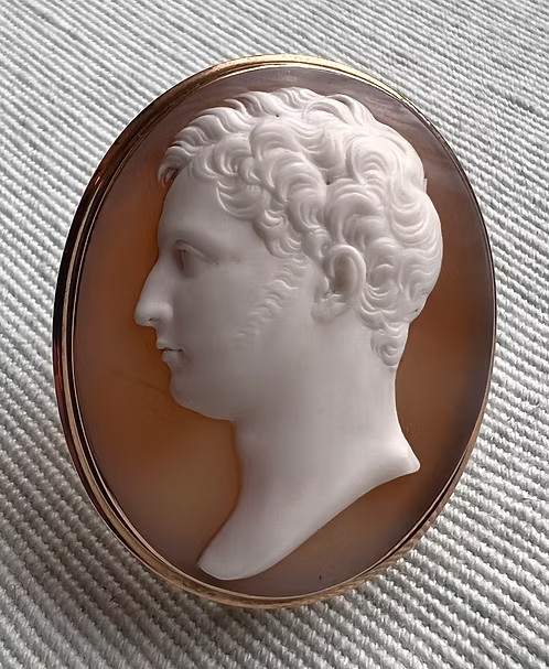 Roman Shell Cameo Portrait