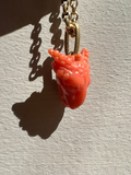 Coral Ram's Head Amulet