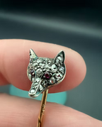 Diamond Fox Pin