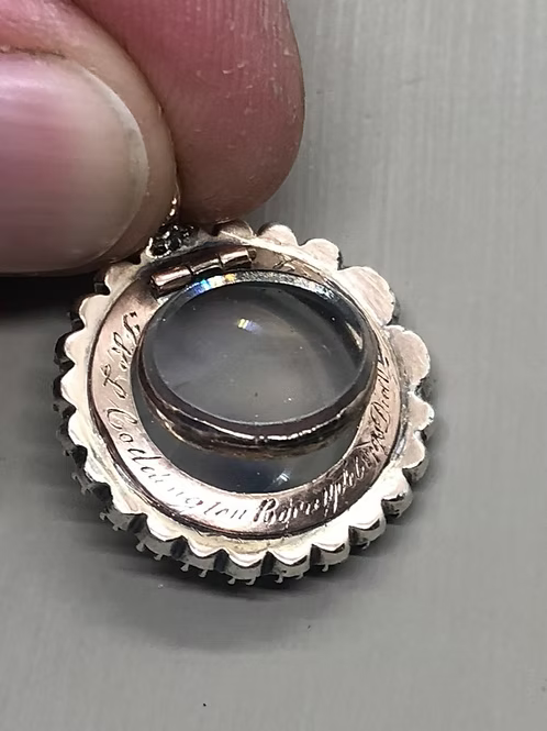 George III diamond locket 1809