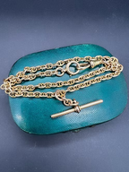 15ct Mariner link Albert chain