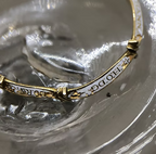 White enamel mourning ring for two members of the Hodge family
