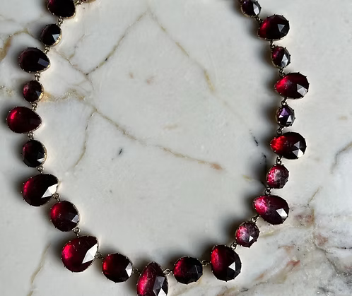 Rose-cut Early Georgian Foiled Paste